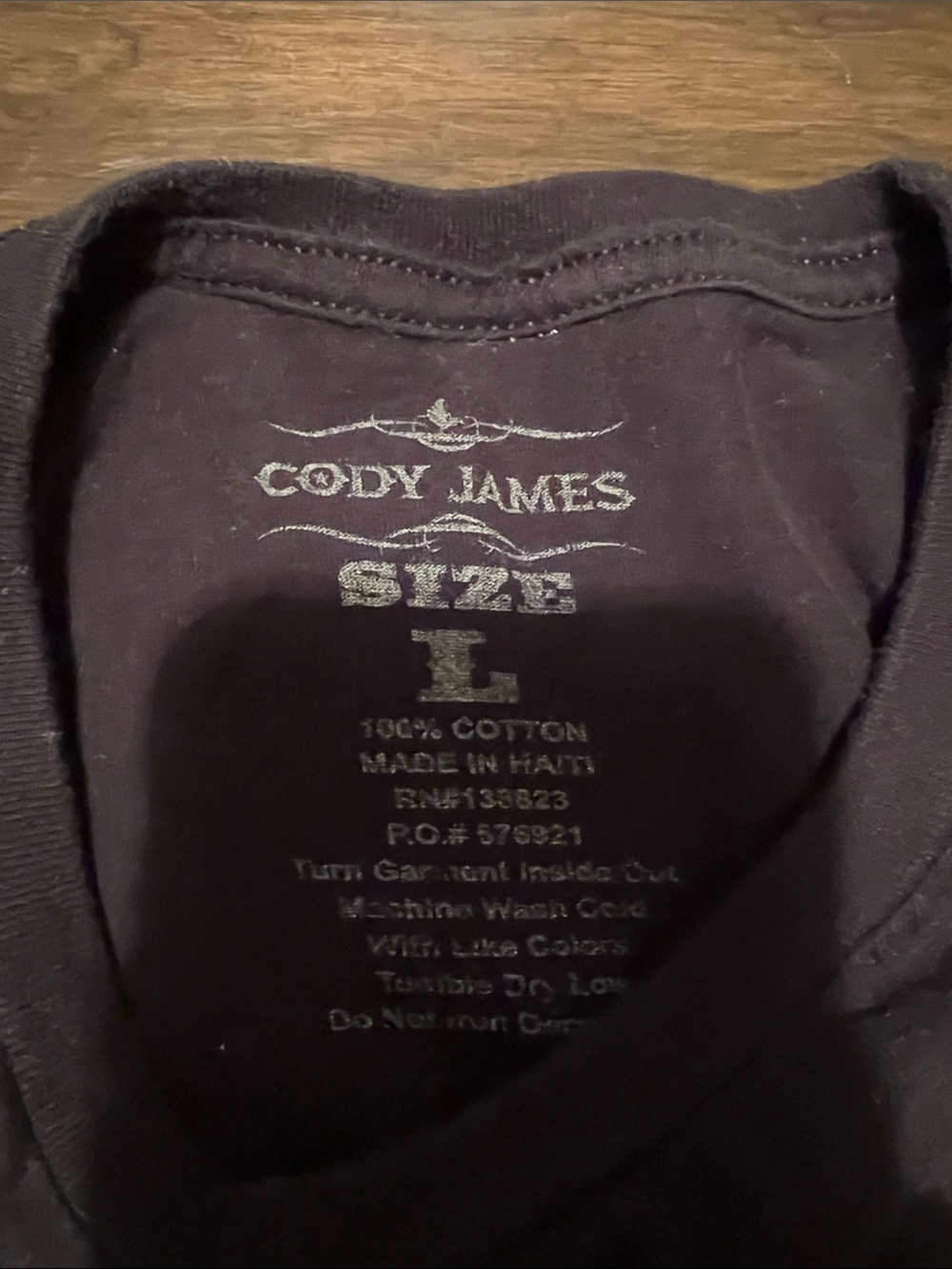Cody James Men's Pure Country Graphic Tee - Black - Picture 2 of 2